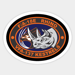 VFA-137 Kestrels - Rhino Sticker